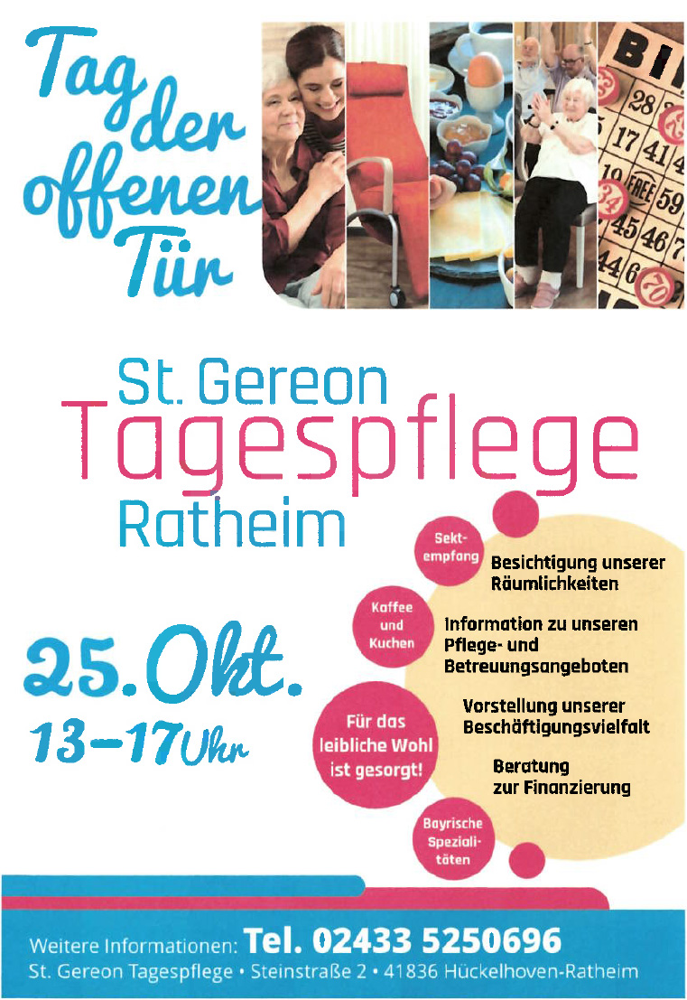 Tag der offenen Tuer St Gereon Tagespflege 2025 (c) Tagespflege St. Gereon